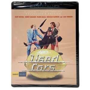Used Cars Movie 4K Ultra HD Blu-ray Combo Pack Collector’s Edition NEW Comedy